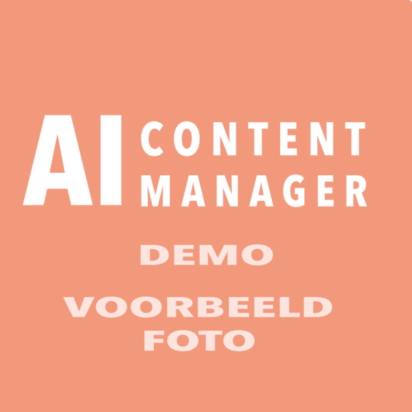 Voorbeel product voor Demo